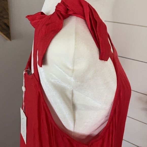 Mud Pie | Mimi Tiered Coral Maxi Dress NWT | S - Picture 9 of 12